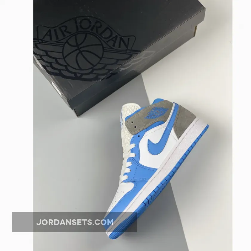 Air Jordan 1 Mid University Blue/Grey DX9276-100 air jordan 1 mid se university blue