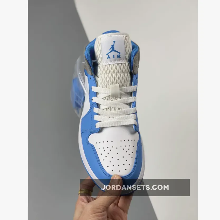 Air Jordan 1 Mid University Blue/Grey DX9276-100 air jordan 1 mid se university blue