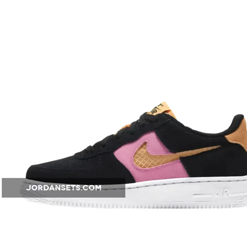 Nike Air Force 1 LV8 GS Black Orange Trance CJ4093-002 Outlet