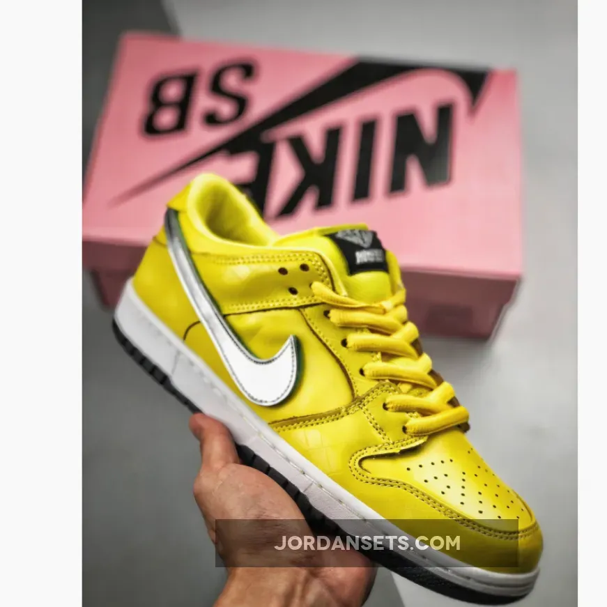 Diamond Supply Co. X Nike SB Dunk Low Yellow Discount