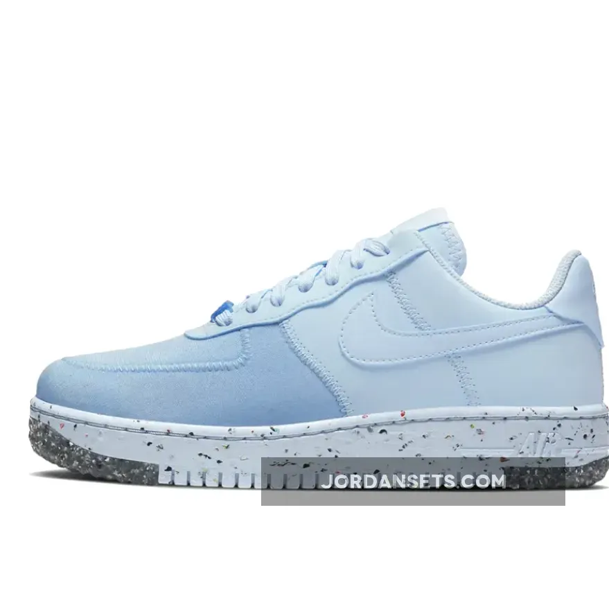 Nike Air Force 1 Crater Foam Hydrogen Blue For Womens CT1986-400 - hydrogen blue air force 1