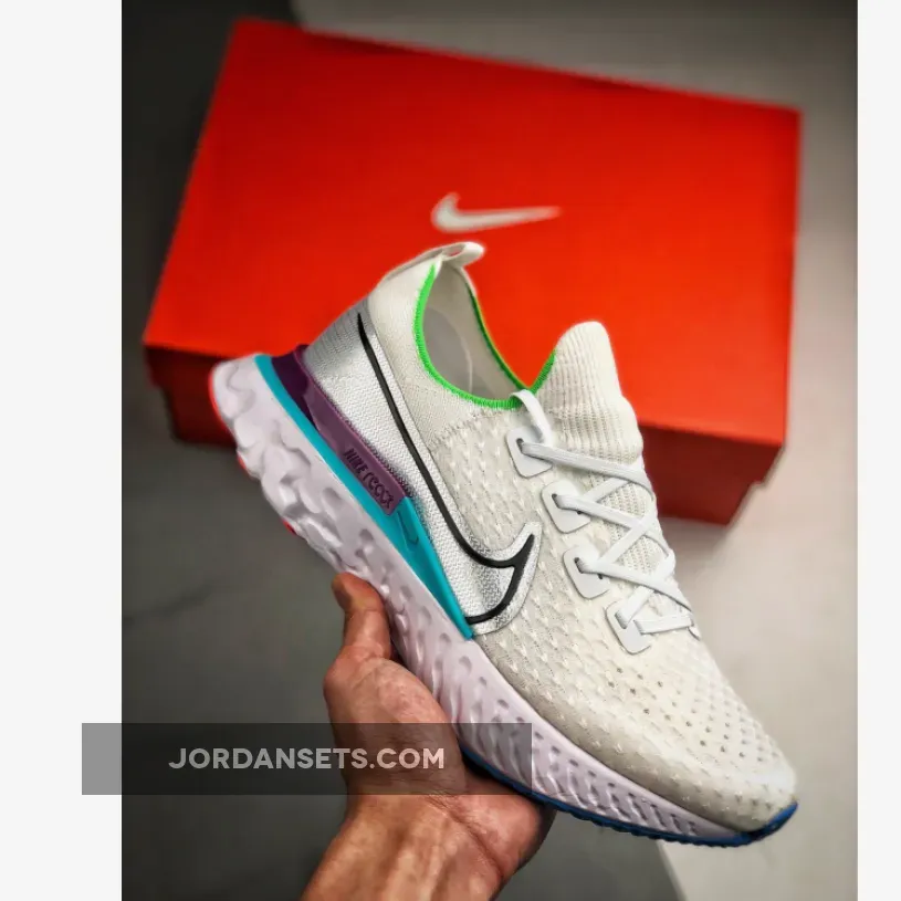 Infinity Vapor - Nike React Infinity Run White/Silver-Green-Volt CD4371-102
