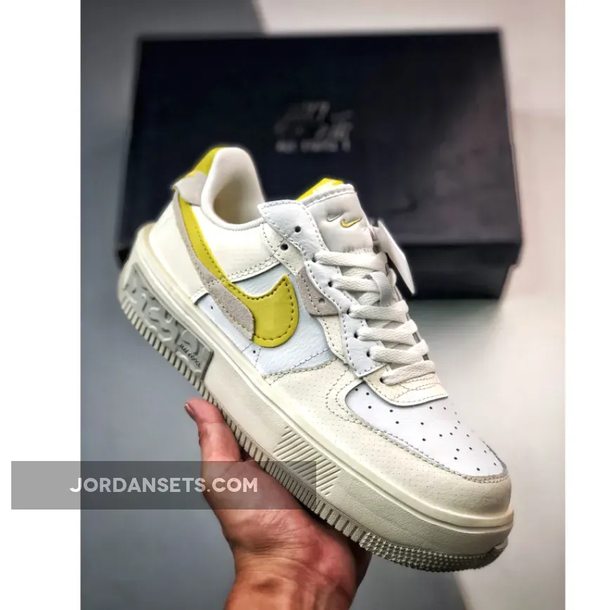 Discount Nike Air Force 1 Fontanka Lemon DV6984-100