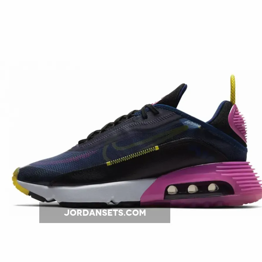 Nike Air Max 2090 Navy Magenta Yellow