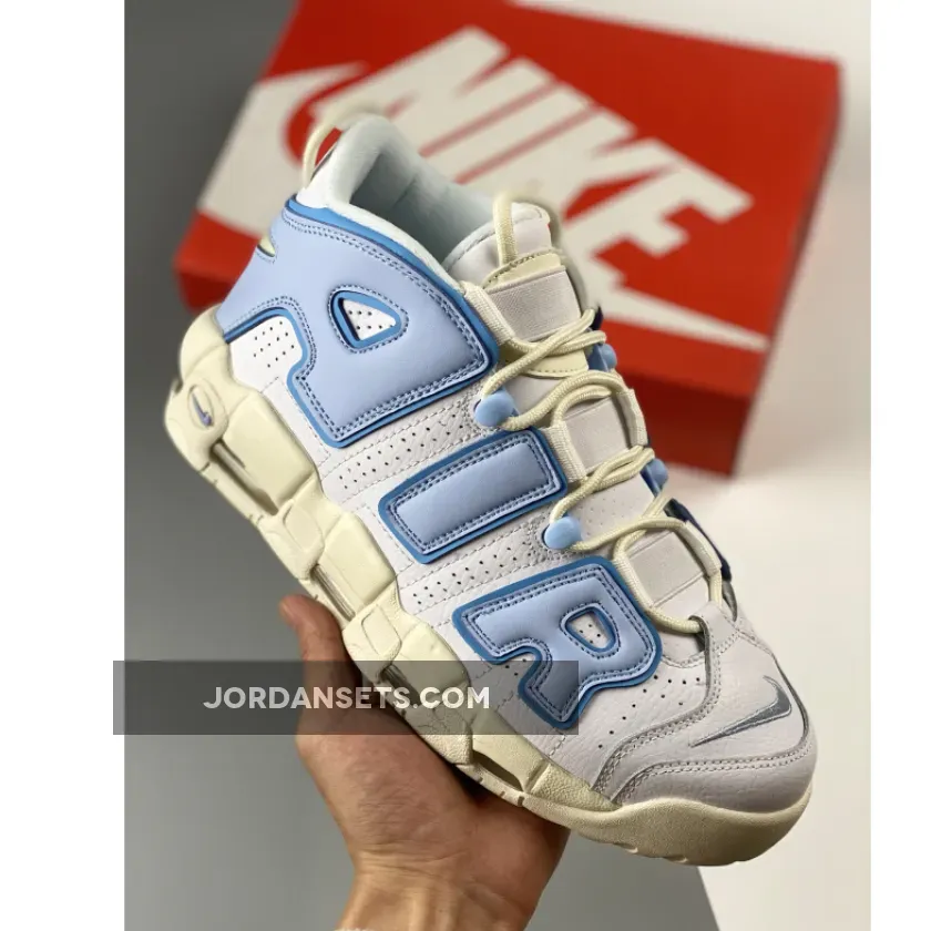 Nike Air More Uptempo 'White/Blue/Sail' FD9869-100 / nike uptempo white and blue