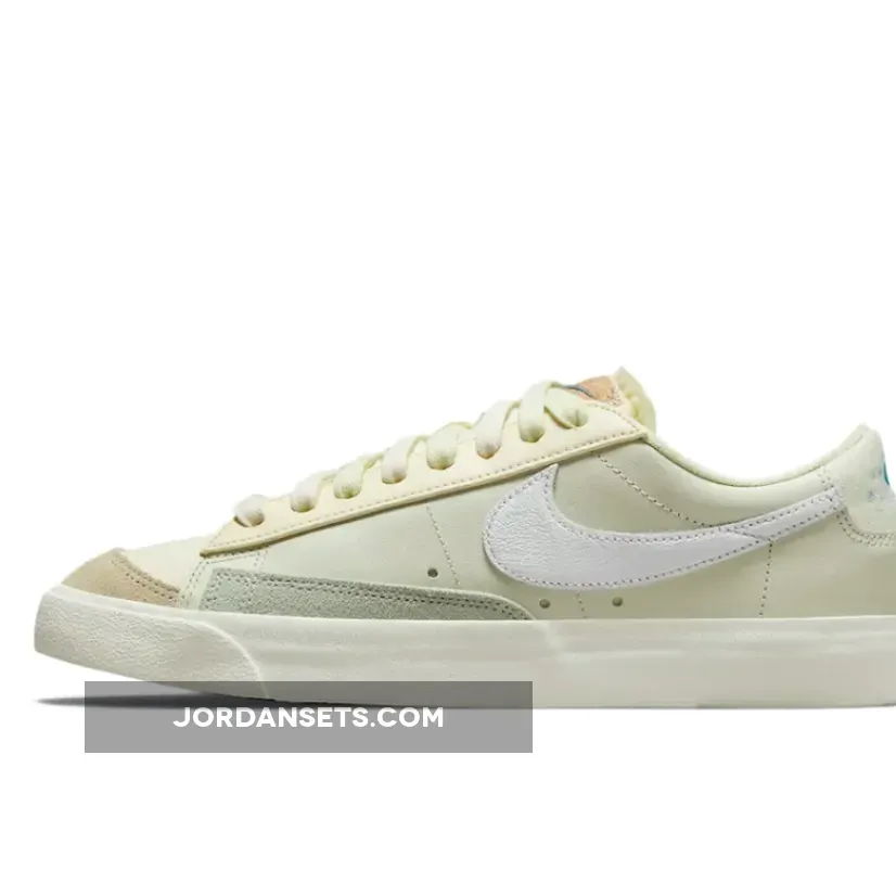 Nike Blazer Low 77 Sea Glass/Sail/Seafoam-White nike blazer low 77 white