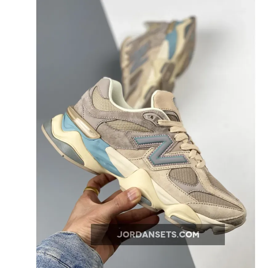 New Balance 9060 Ivory Cream Pink Sand