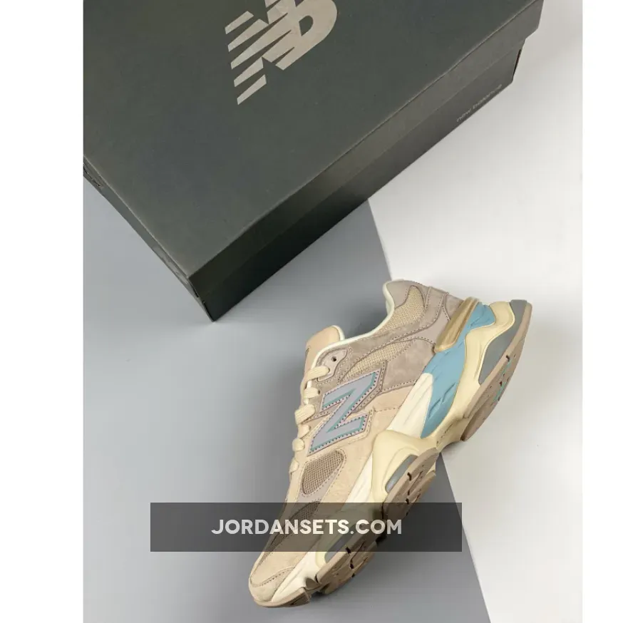 New Balance 9060 Ivory Cream Pink Sand