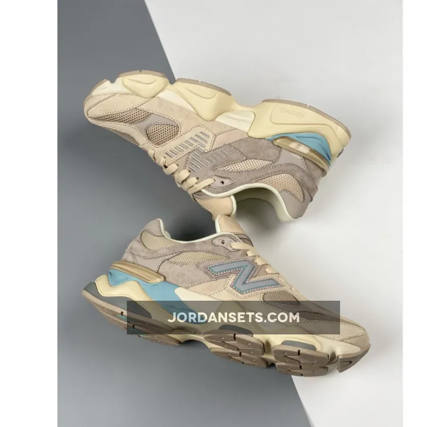 New Balance 9060 Ivory Cream Pink Sand