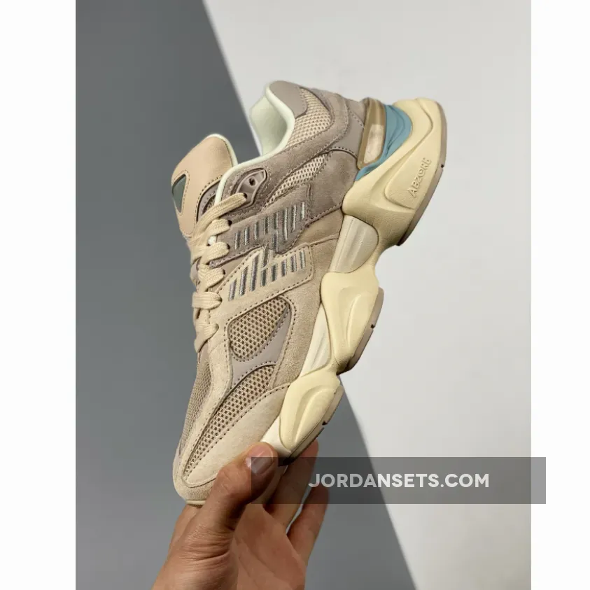 New Balance 9060 Ivory Cream Pink Sand