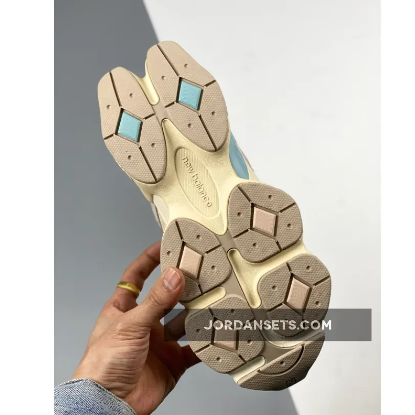 New Balance 9060 Ivory Cream Pink Sand