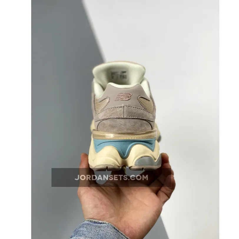 New Balance 9060 Ivory Cream Pink Sand