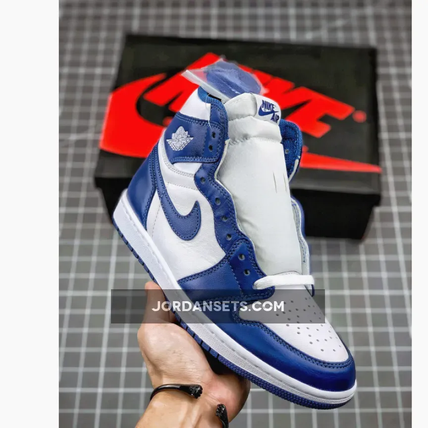 Jordan 1 Retro Storm Blue - Air Jordan 1 Retro High OG Storm Blue/White 555088-127