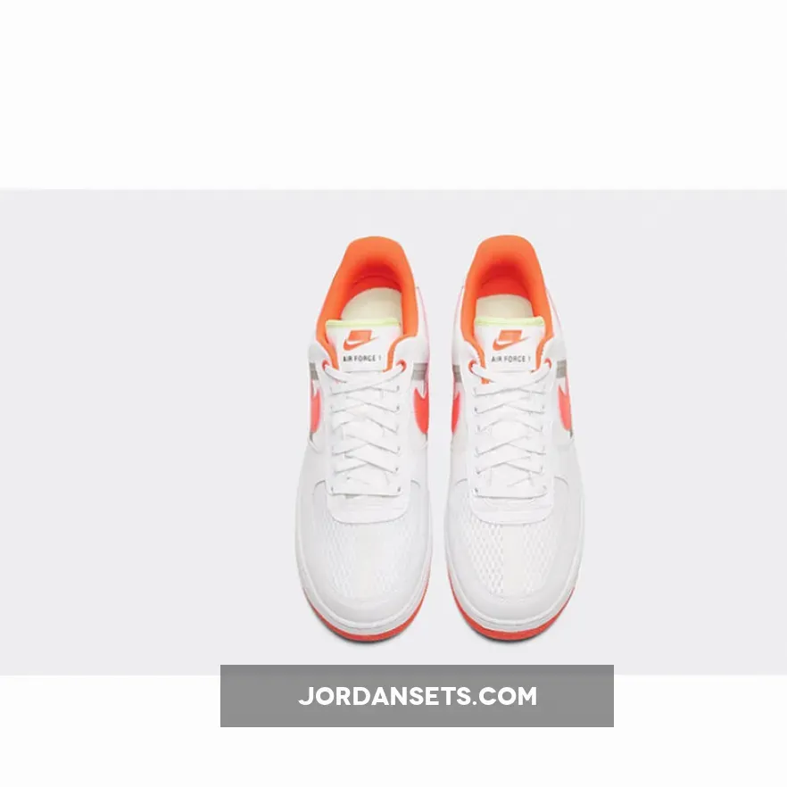 Nike Air Force 1 Low White/Bright Crimson-Barely Volt / air force 1 transparent