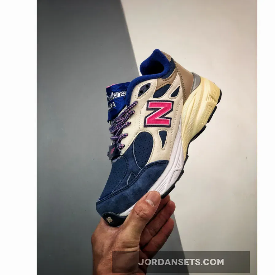 Kith x New Balance 990v3 Daytona Navy/Sail/Pink/Brown/Blue / 990v3 Daytona M990KH3