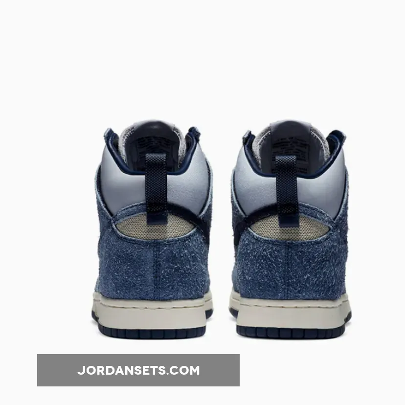 Notre x Nike Dunk High Pearl White/Blue Void/Grand Purple / notre blue void
