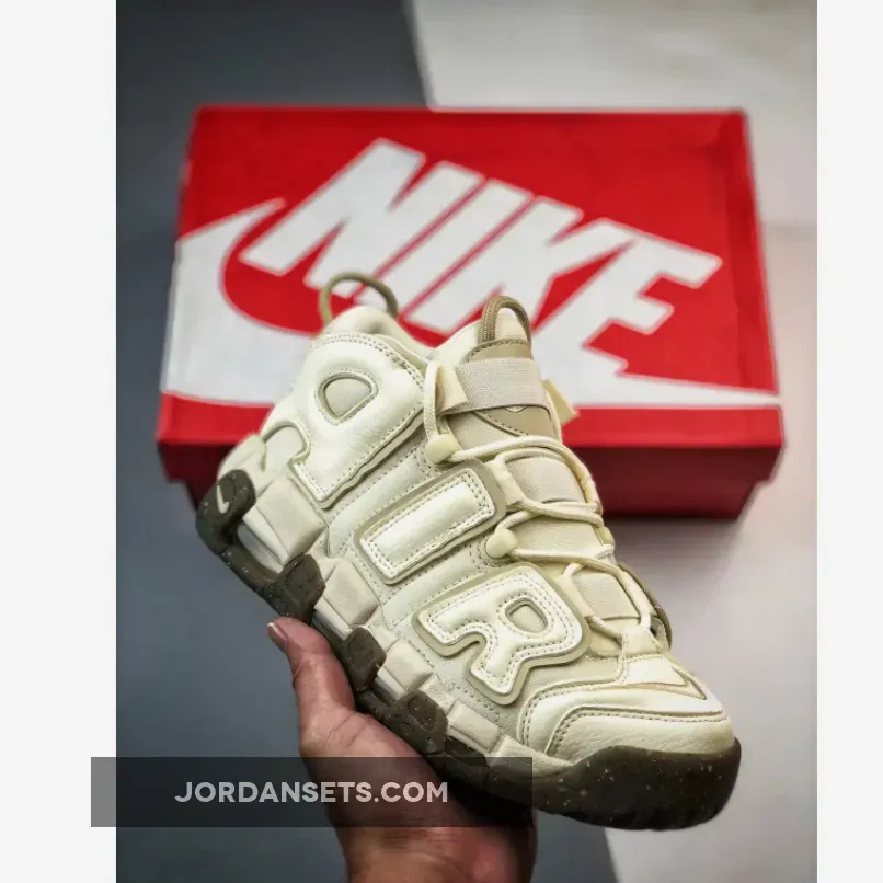 Nike Air More Uptempo Goat - Nike Air More Uptempo Coconut Milk/Team Gold-Gum DV7230-100