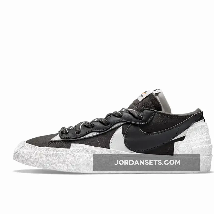 Sacai x Nike Blazer Low Dark Grey/White #how to iron a blazer