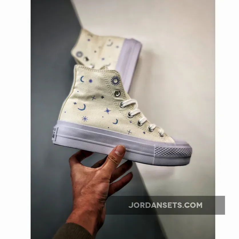 Converse Chuck Taylor All Star Lift Platform Celestial Egret Purple / converse lift high sneaker celestial