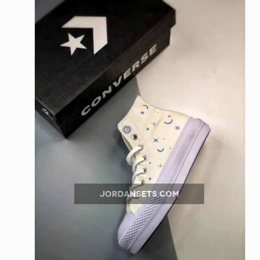 Converse Chuck Taylor All Star Lift Platform Celestial Egret Purple / converse lift high sneaker celestial