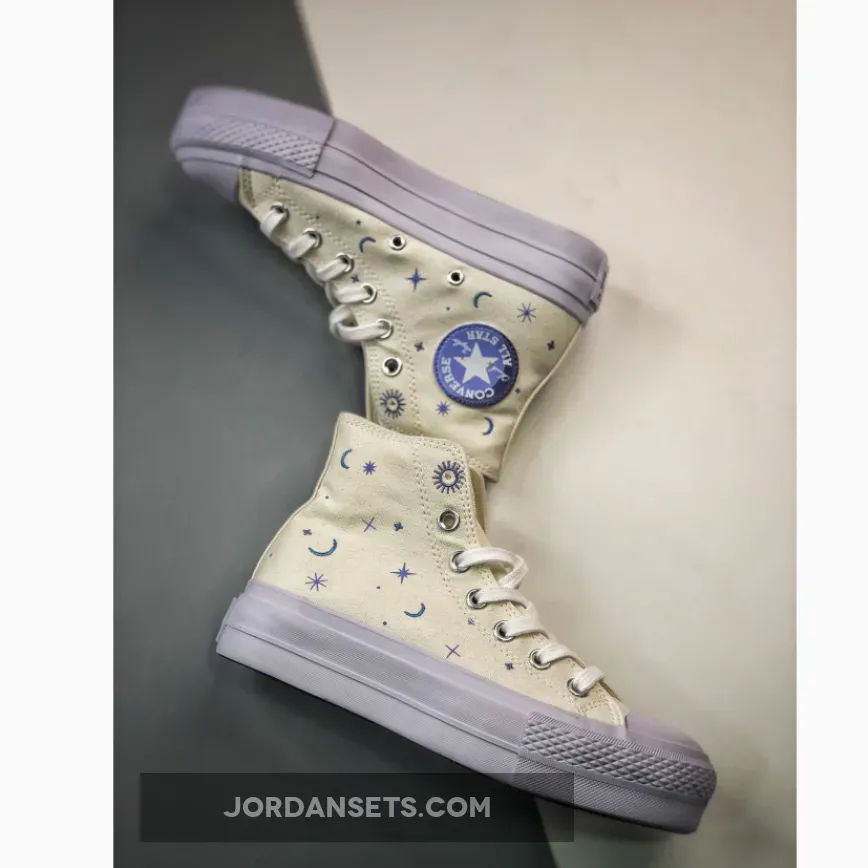 Converse Chuck Taylor All Star Lift Platform Celestial Egret Purple / converse lift high sneaker celestial