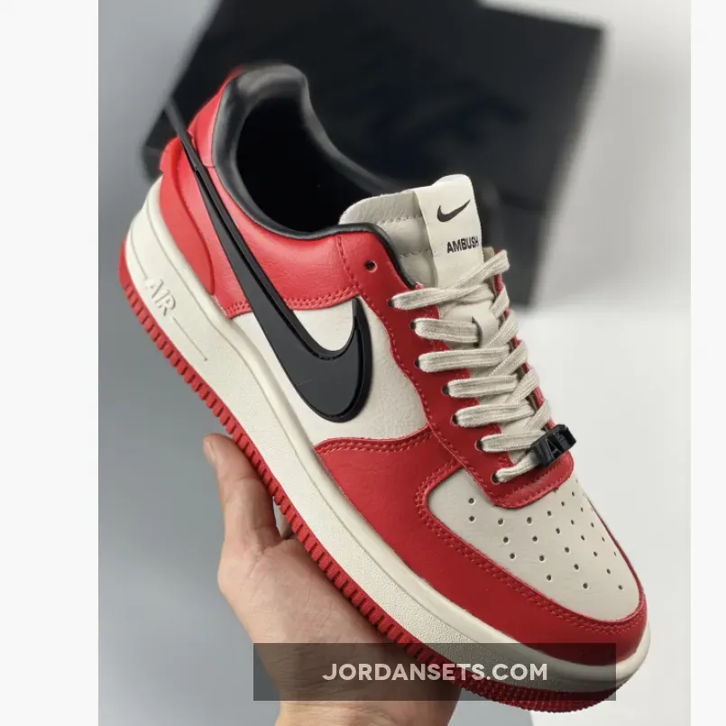 AMBUSH X Nike Air Force 1 'Chicago' Red White 1681877837 Outlet