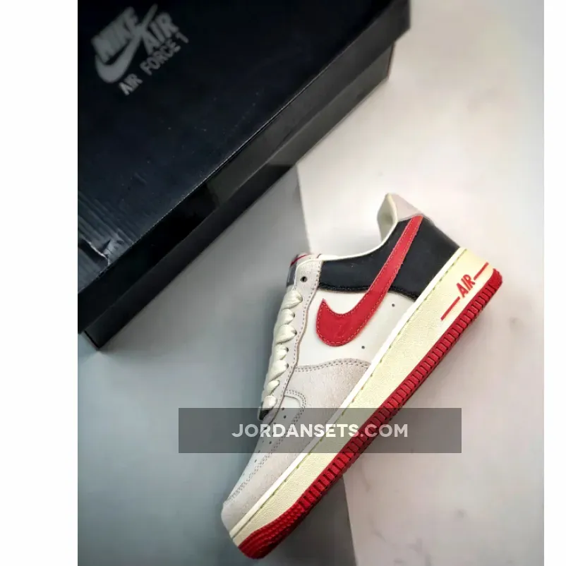 Nike Air Force 1 ’07 "Chicago" White/Gym Red-Coconut Milk Nike Air Force 1 ’07 "Chicago" White/Gym Red-Coconut Milk
