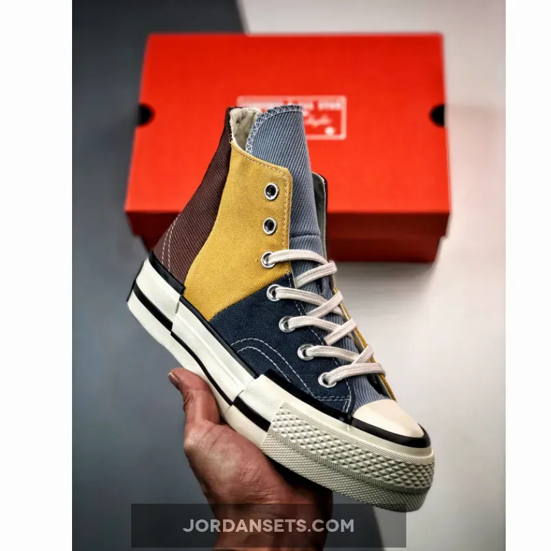 Converse Chuck 70 Plus Material Mashup Squirrel Friend/Navy - chuck 70 plus mixed materials