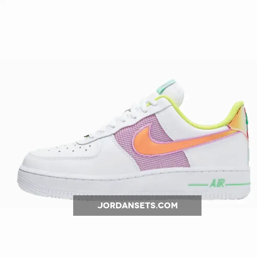 Nike Air Force 1 Pastel White Multicolour For Womens CW5592-100 - wmns air force 1 low 'easter'