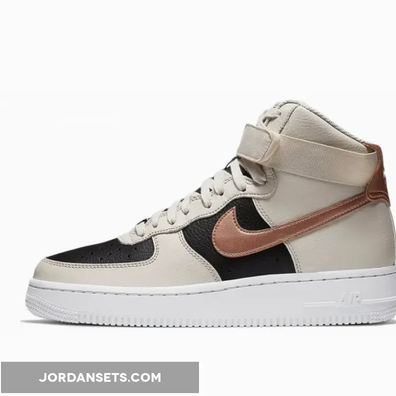 Nike Air Force 1 High Copper Swooshes DB5080-100 #nike air force 1 copper