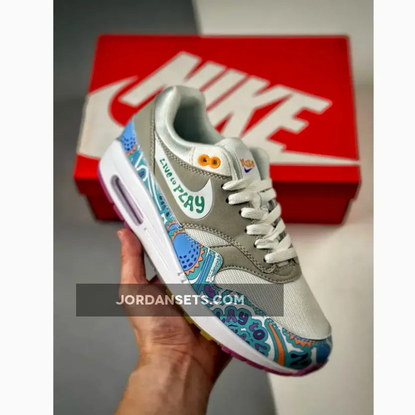 Nike Air Max 1 Golf Play To Live White/Teal-Purple
