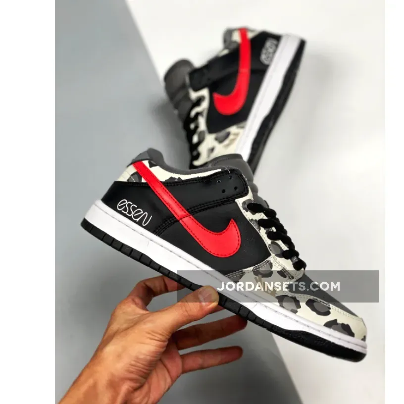 Camo Dunks Sb - Nike SB Dunk Low 'Camo' Black Grey Red White 1680505516