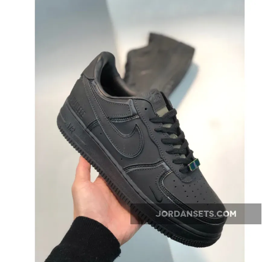 A Ma Maniere Founded A Ma Maniére x Nike Air Force 1 Low Black/Dark Grey-Wolf Grey