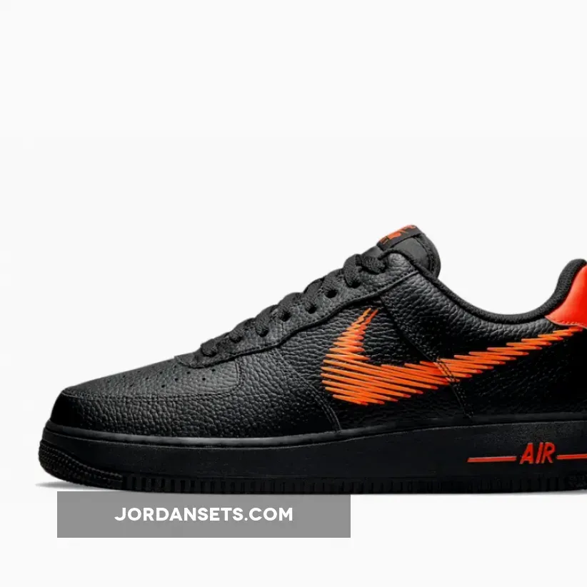 VLONE-Like Nike Air Force 1 Low Black/Orange / orange black and white air force 1