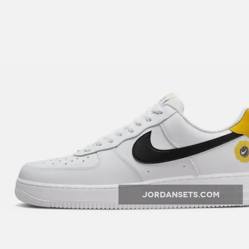Nike Air Force 1 Low Have A Nike Day White/Black-Yellow DM0118-100 - air force have a nike day