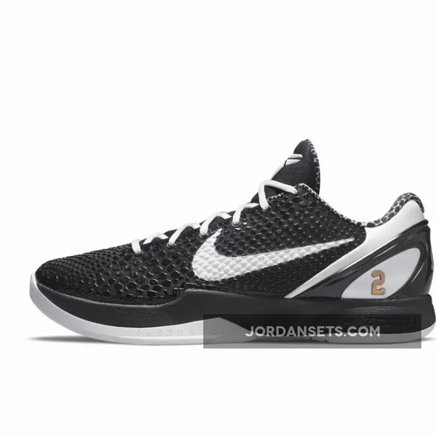 Nike Kobe 6 Protro 'Mamba Forever' Black/White-Metallic Gold - mamacita nike shoes