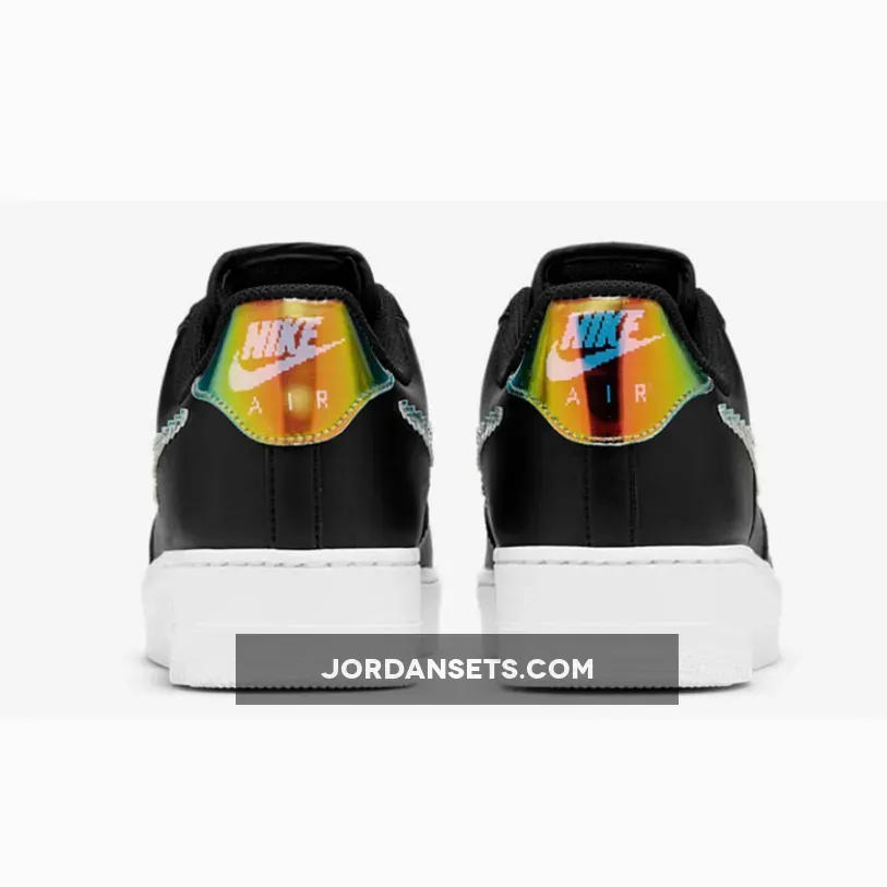 Nike Air Force 1 Iridescent Pixel CV1699-002 #nike air force pixel black