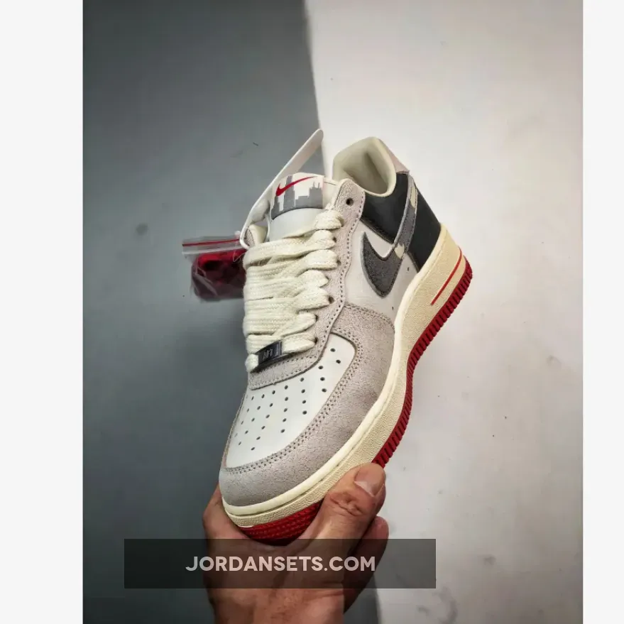 Nike Air Force 1 ’07 "Chicago" White/Gym Red-Coconut Milk Nike Air Force 1 ’07 "Chicago" White/Gym Red-Coconut Milk