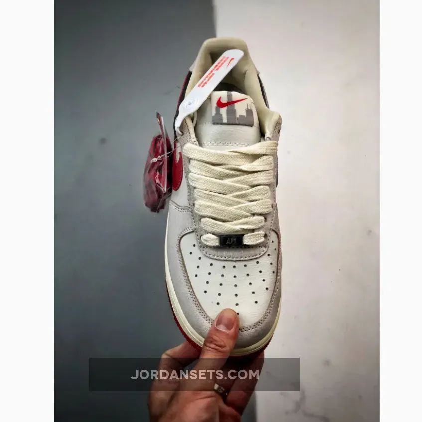 Nike Air Force 1 ’07 "Chicago" White/Gym Red-Coconut Milk Nike Air Force 1 ’07 "Chicago" White/Gym Red-Coconut Milk