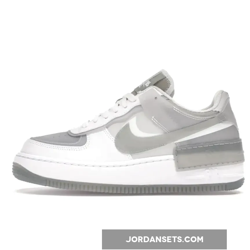Nike Air Force 1 Shadow SE Particle Grey For Womens CK6561-100 - af1 particle grey