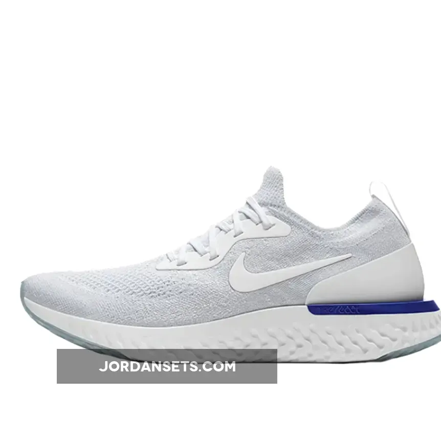 Nike Epic React Flyknit 'White Fusion' Blue White AQ0067-100 Online