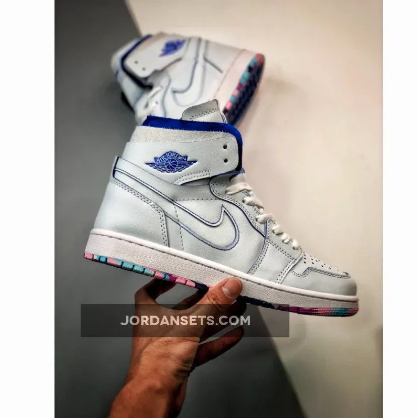 Air Jordan 1 Zoom CMFT '25 Years In China' White/Blue DX6036-111 Restock