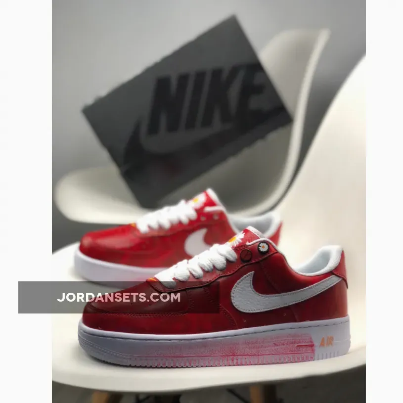 PEACEMINUSONE x Nike Air Force 1 'Para-Noise 2.0' Red / Peaceminusone Af1