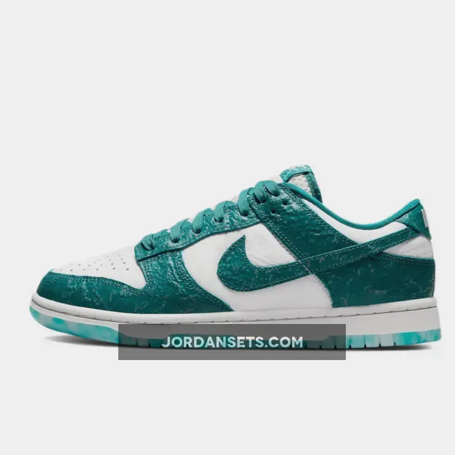 Nike Dunk Low Ocean Summit White/Bright Spruce DV3029-100 #nike dunk summit white