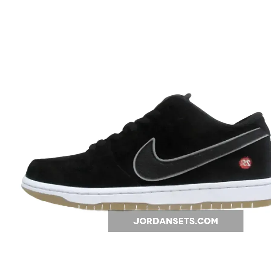 Quartersnacks x Nike SB Dunk Low Black/Black-Reflect Silver - nike dunk quartersnacks