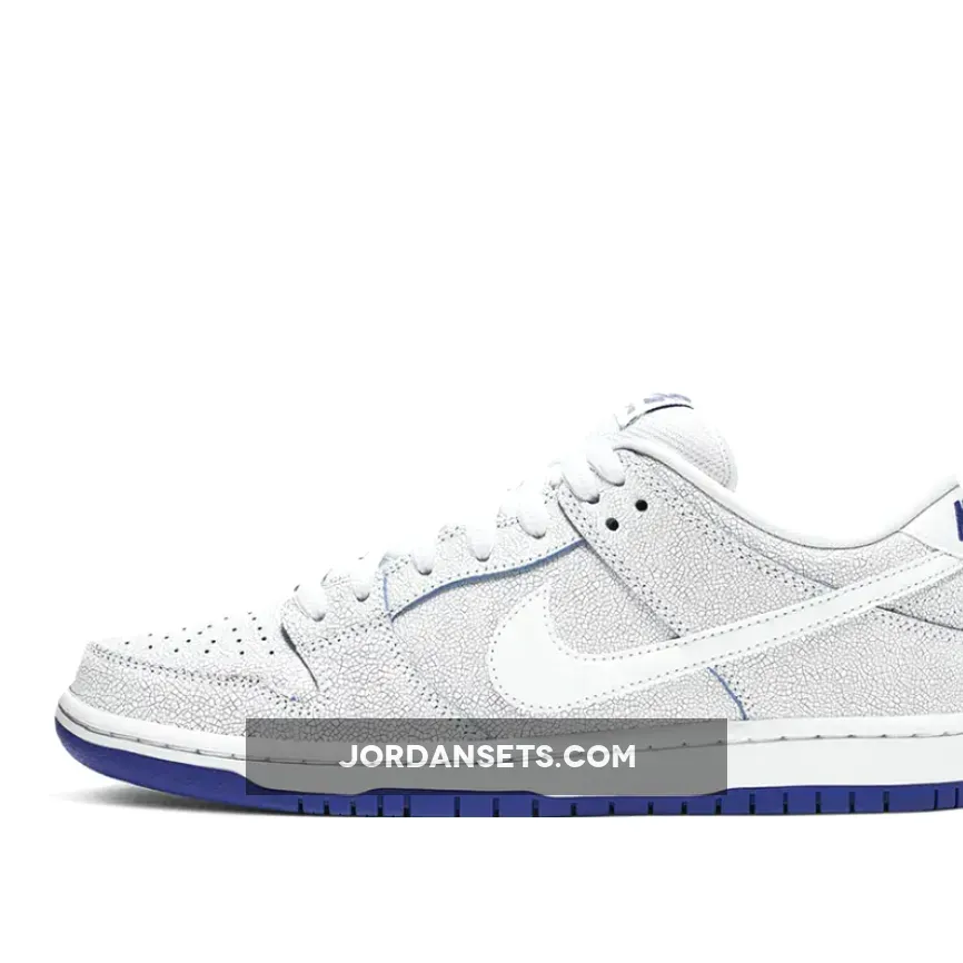 Nike SB Dunk Low Premium White Blue CJ6884-100 #copa game royal dunks