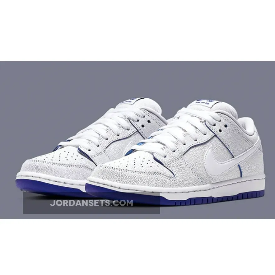 Nike SB Dunk Low Premium White Blue CJ6884-100 #copa game royal dunks