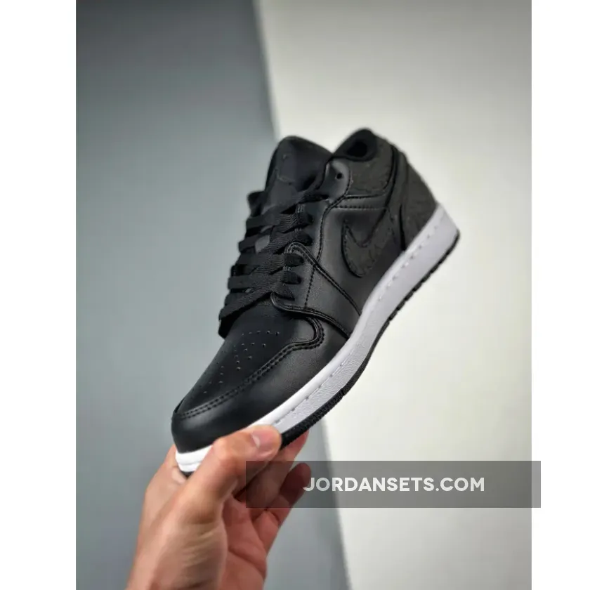 Air Jordan 1 Low Black Elephant - Jordan 1 Black Elephant