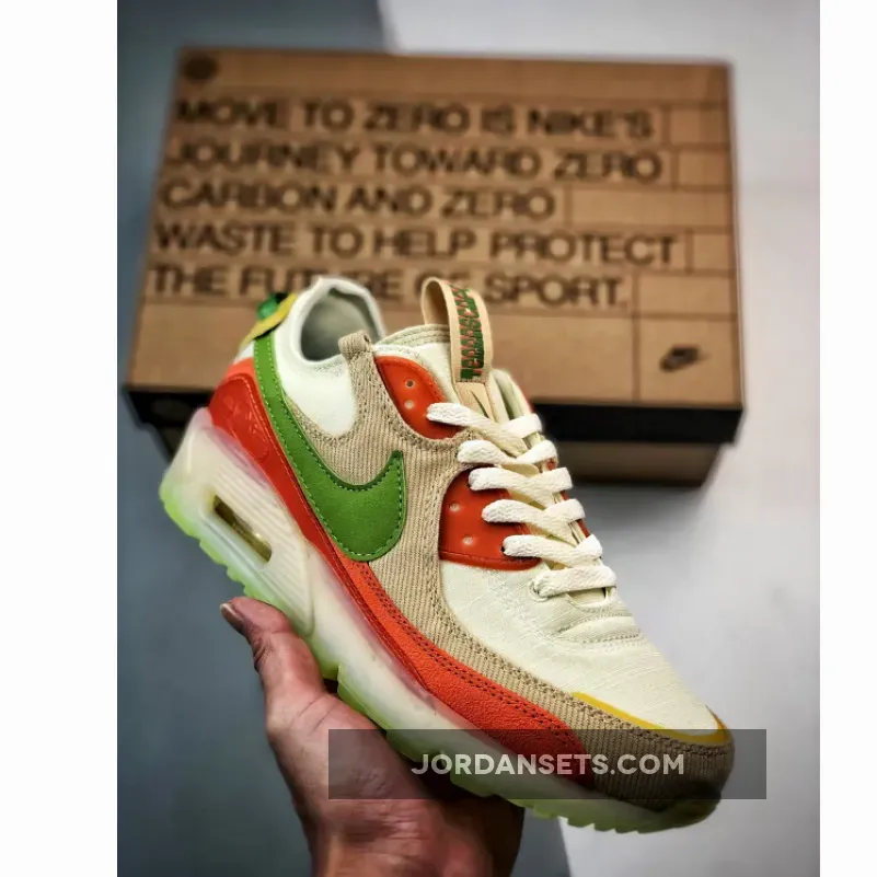 Nike Air Max 90 Terrascape Orange Green DV7413-100 For Sale