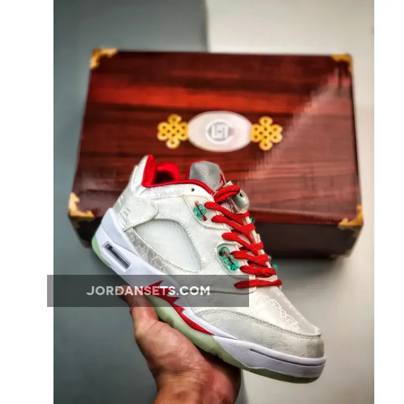 CLOT X Air Jordan 5 Low 'White Silk' Restock